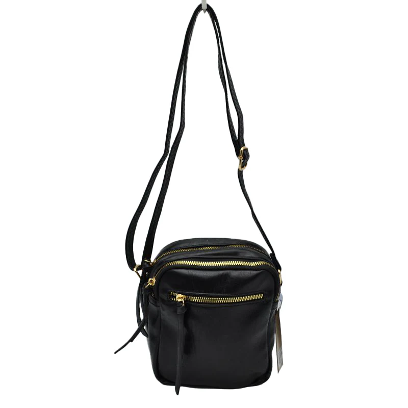 Stylish Black Crossbody Bag
