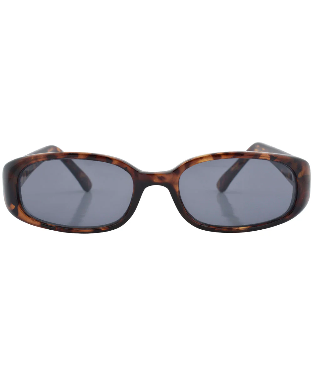 Classic Rectangular Tortoise Shell Sunglasses