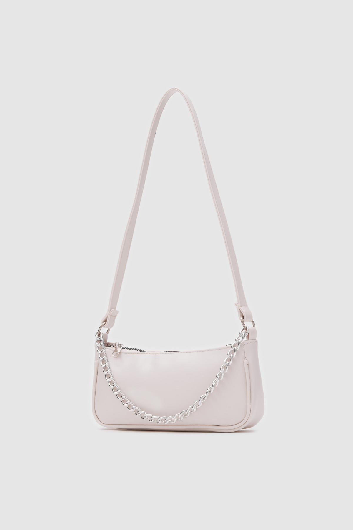 Chic Essentials Faux Leather Shoulder Bag
