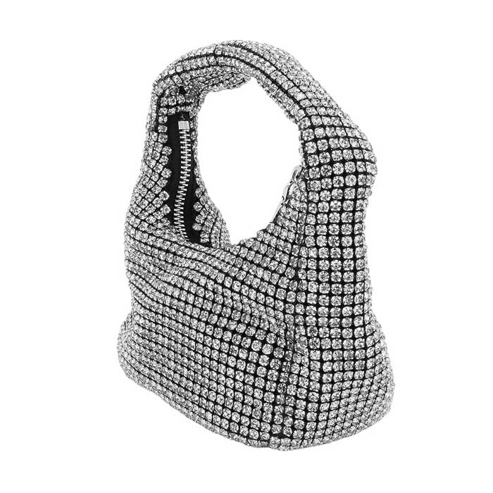 Elegant Midnight Beaded Bag