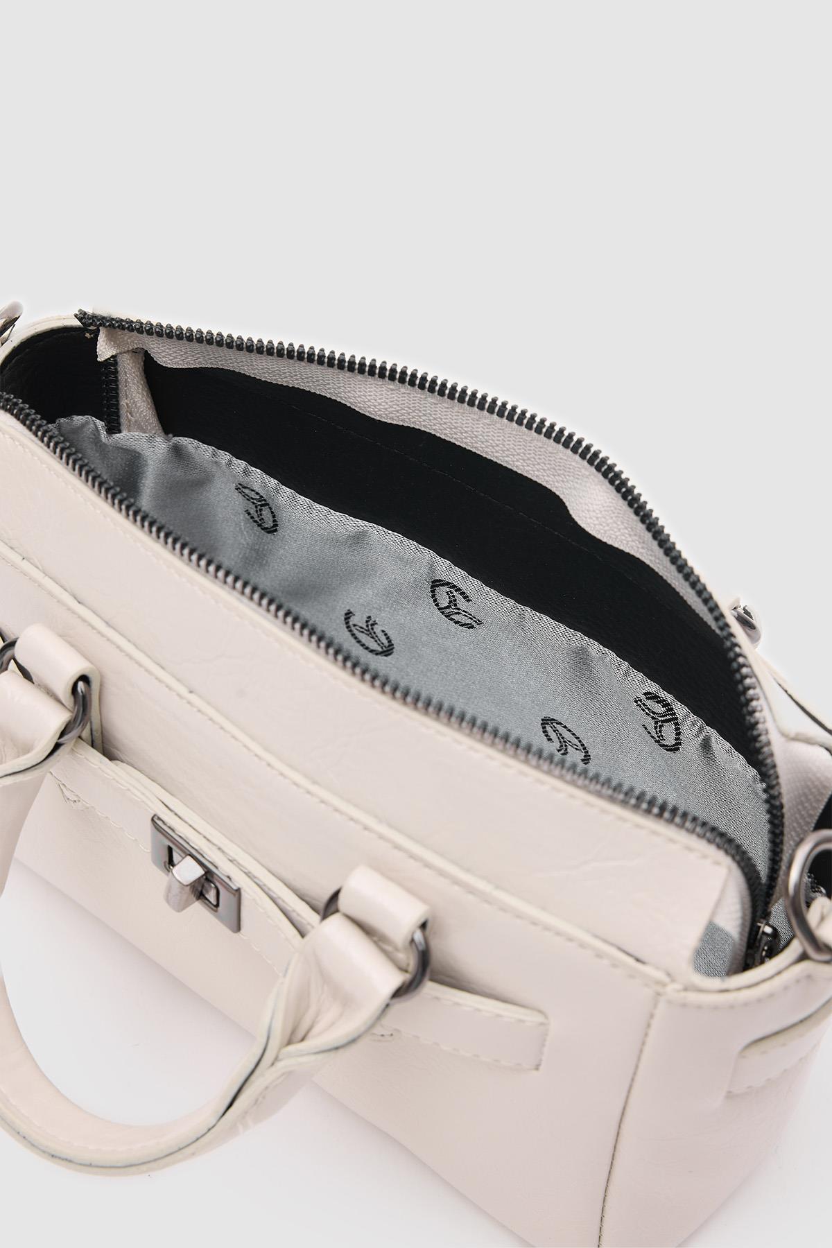 Elegant Ivory Small Handbag
