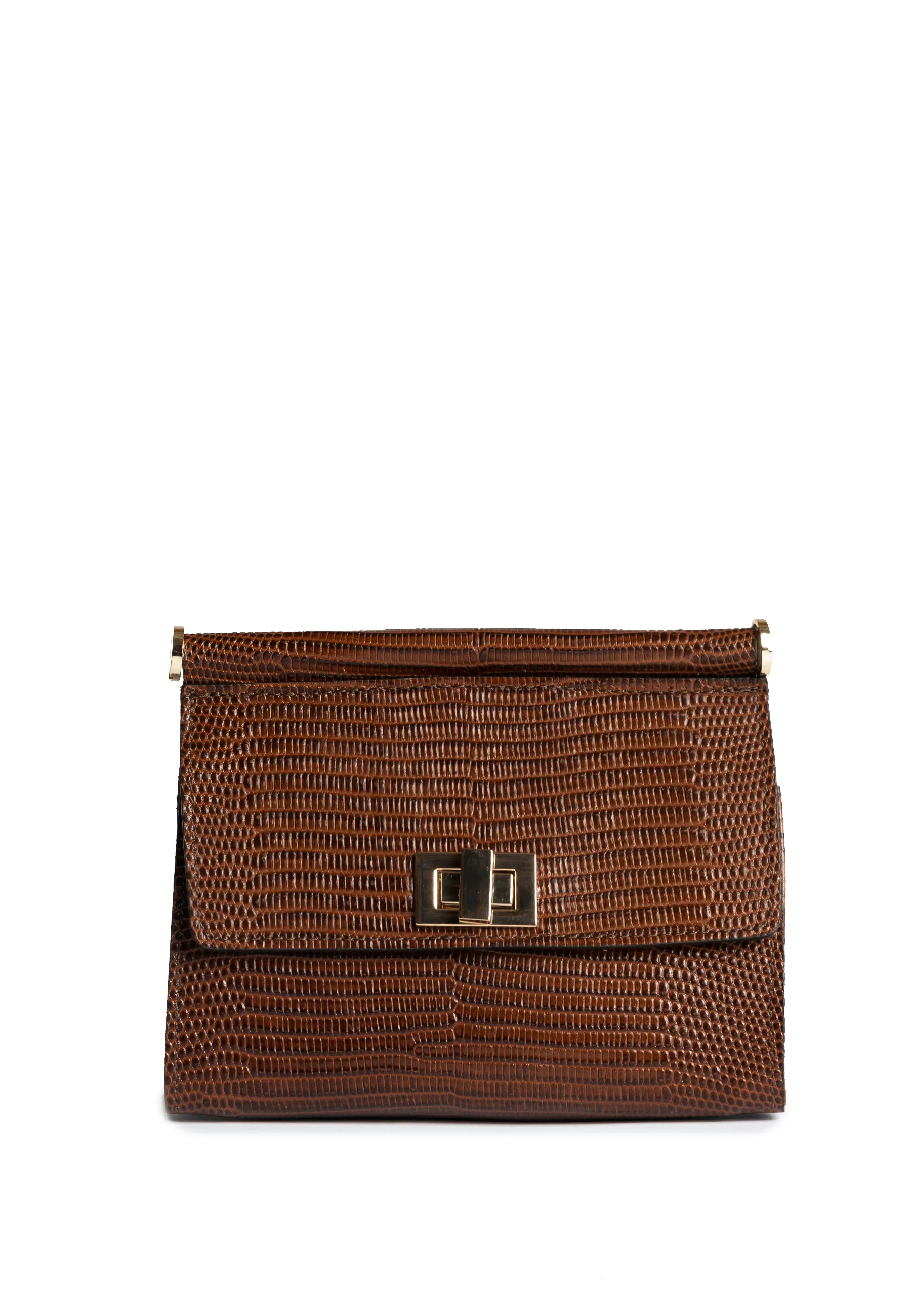 Chic Faux Leather Mini Crossbody Bag