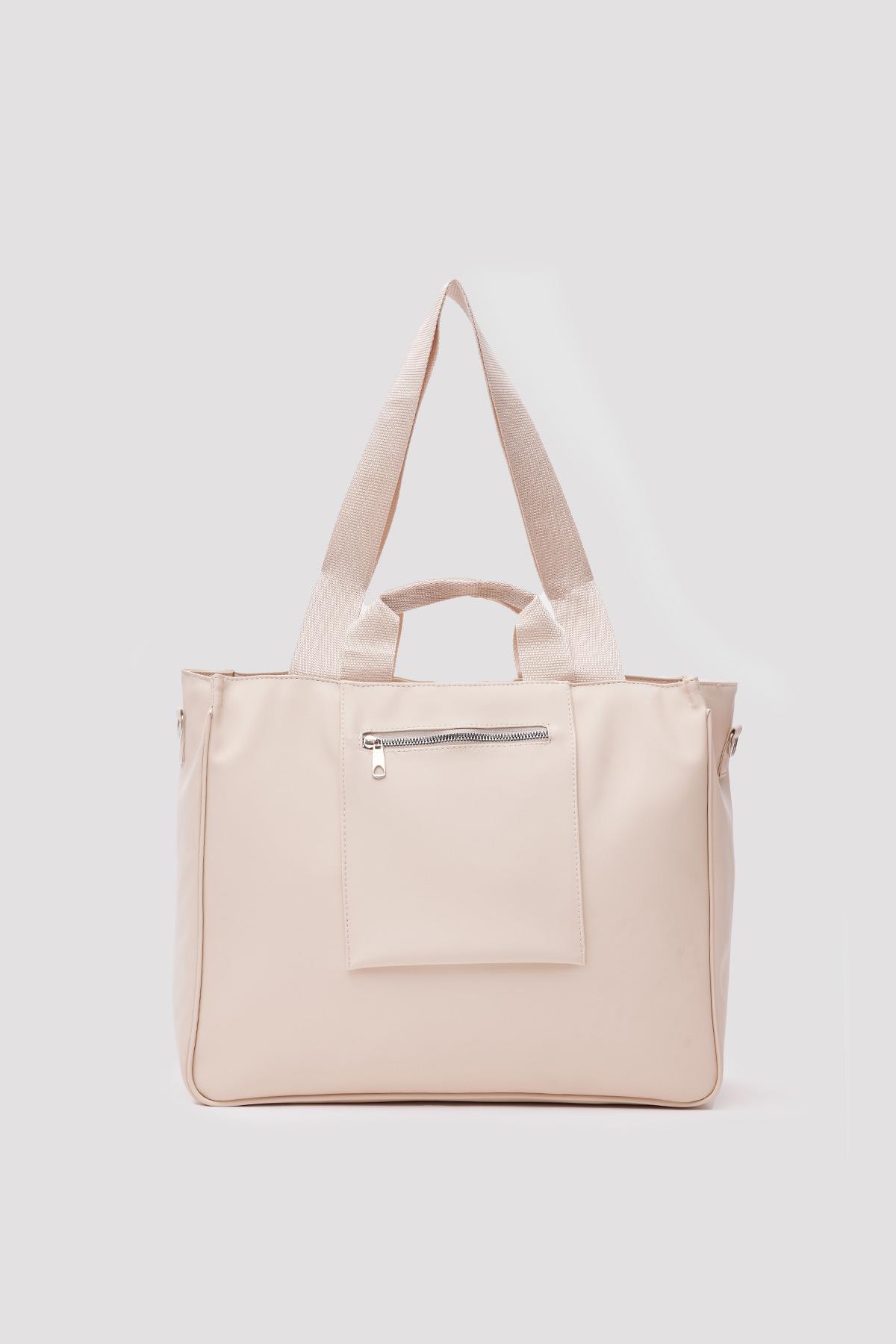 Stylish Beige Tote Bag
