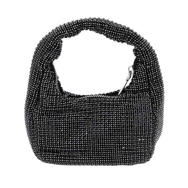 Elegant Midnight Beaded Bag