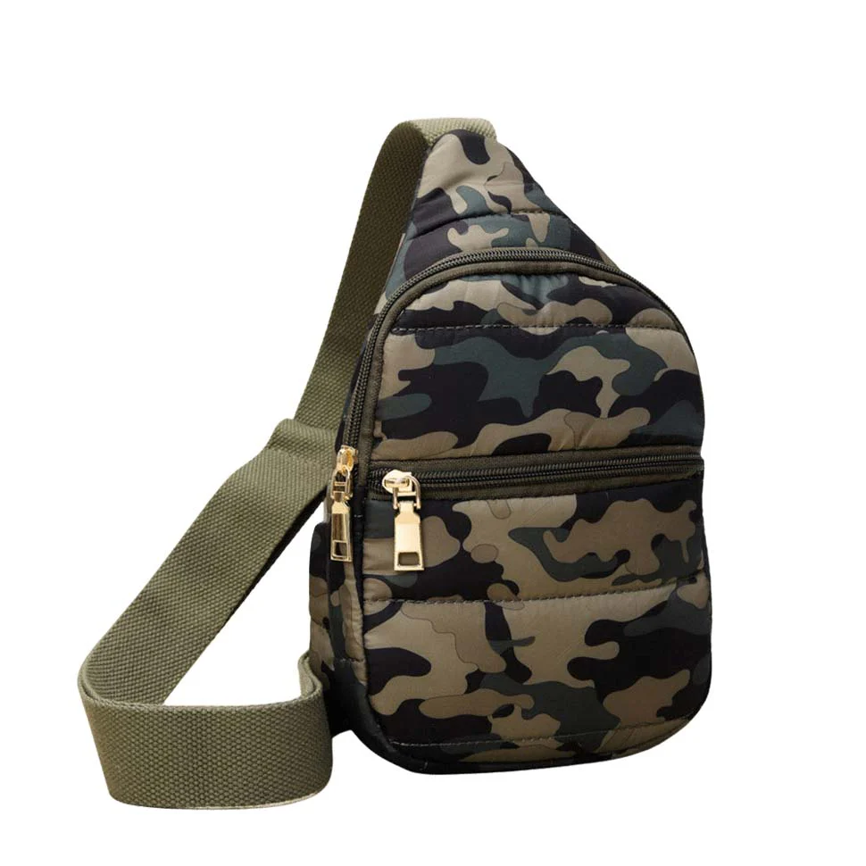 Stylish Gold-Tone Sling Bag