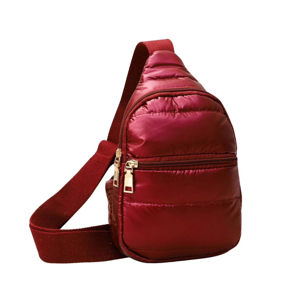 Stylish Gold-Tone Sling Bag