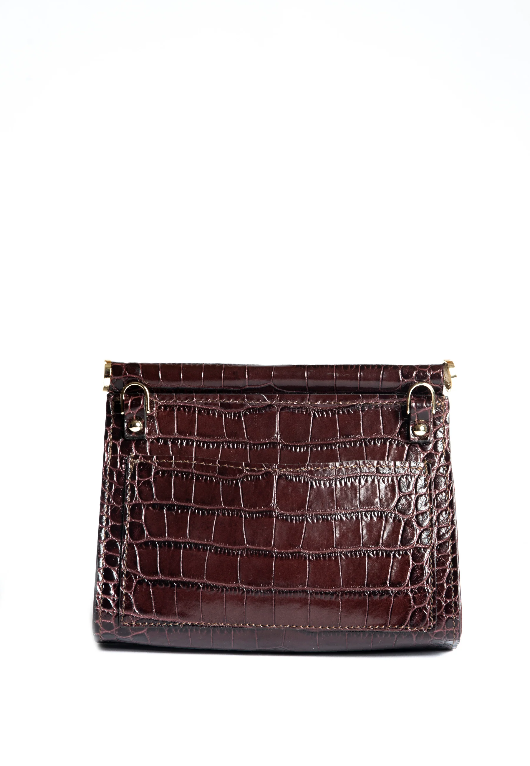 Chic Crocodile Pattern Shoulder Bag