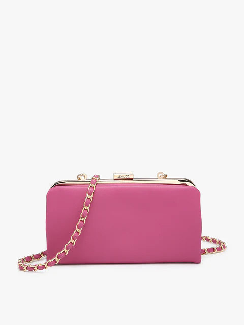Elegant Black Faux Leather Handbag
