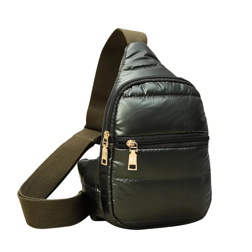 Stylish Gold-Tone Sling Bag