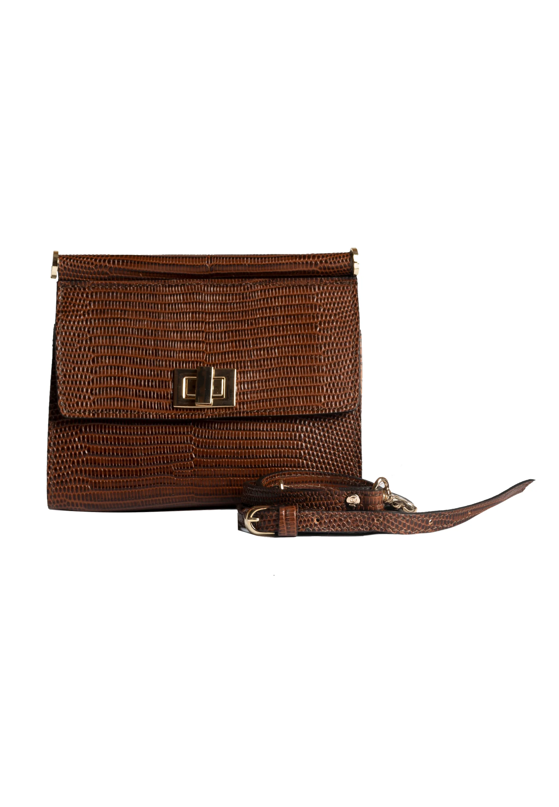 Chic Faux Leather Mini Crossbody Bag