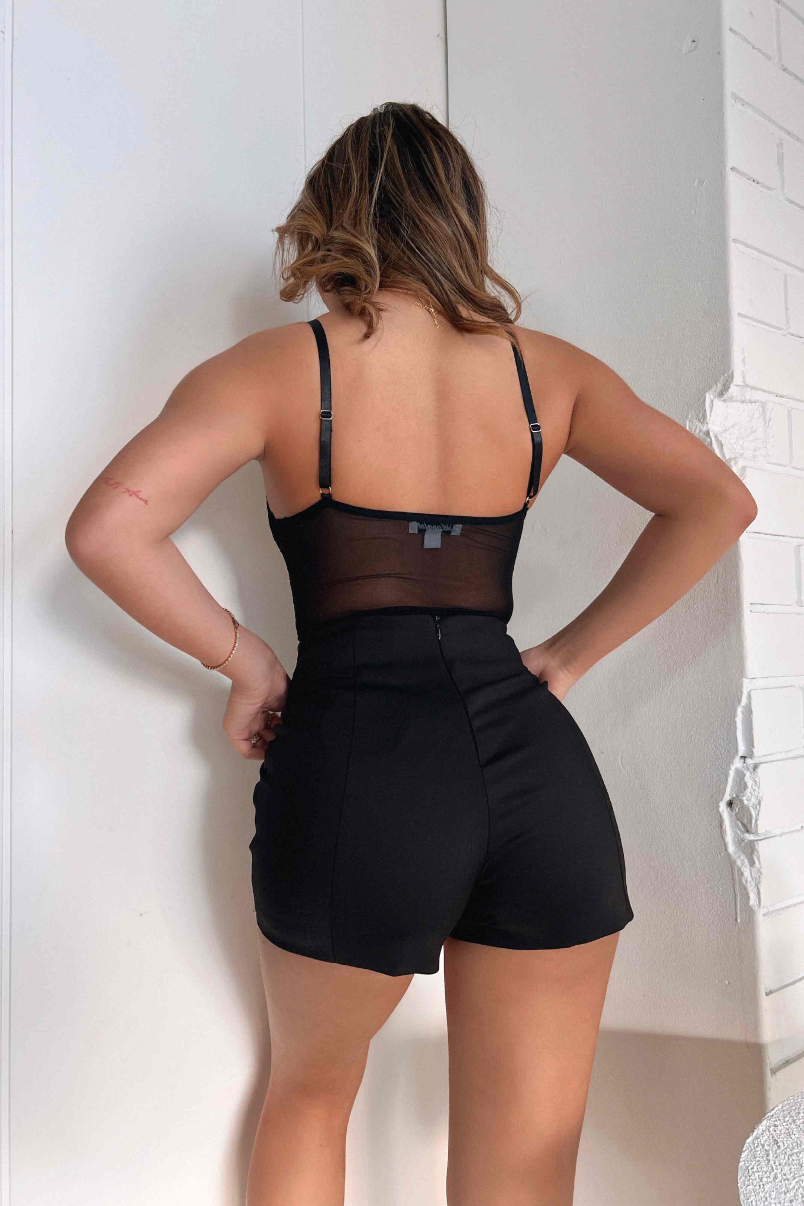 Elegant Lace Bustier Top