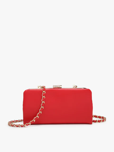 Elegant Black Faux Leather Handbag