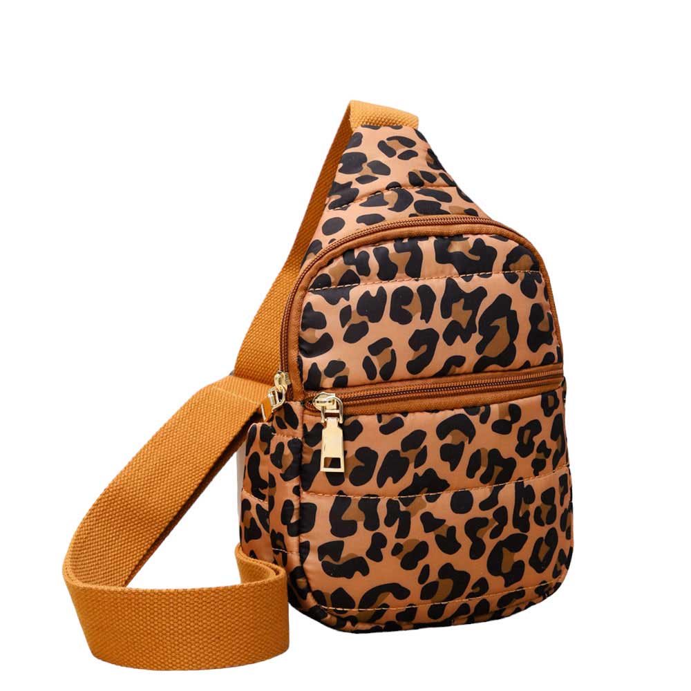 Stylish Gold-Tone Sling Bag