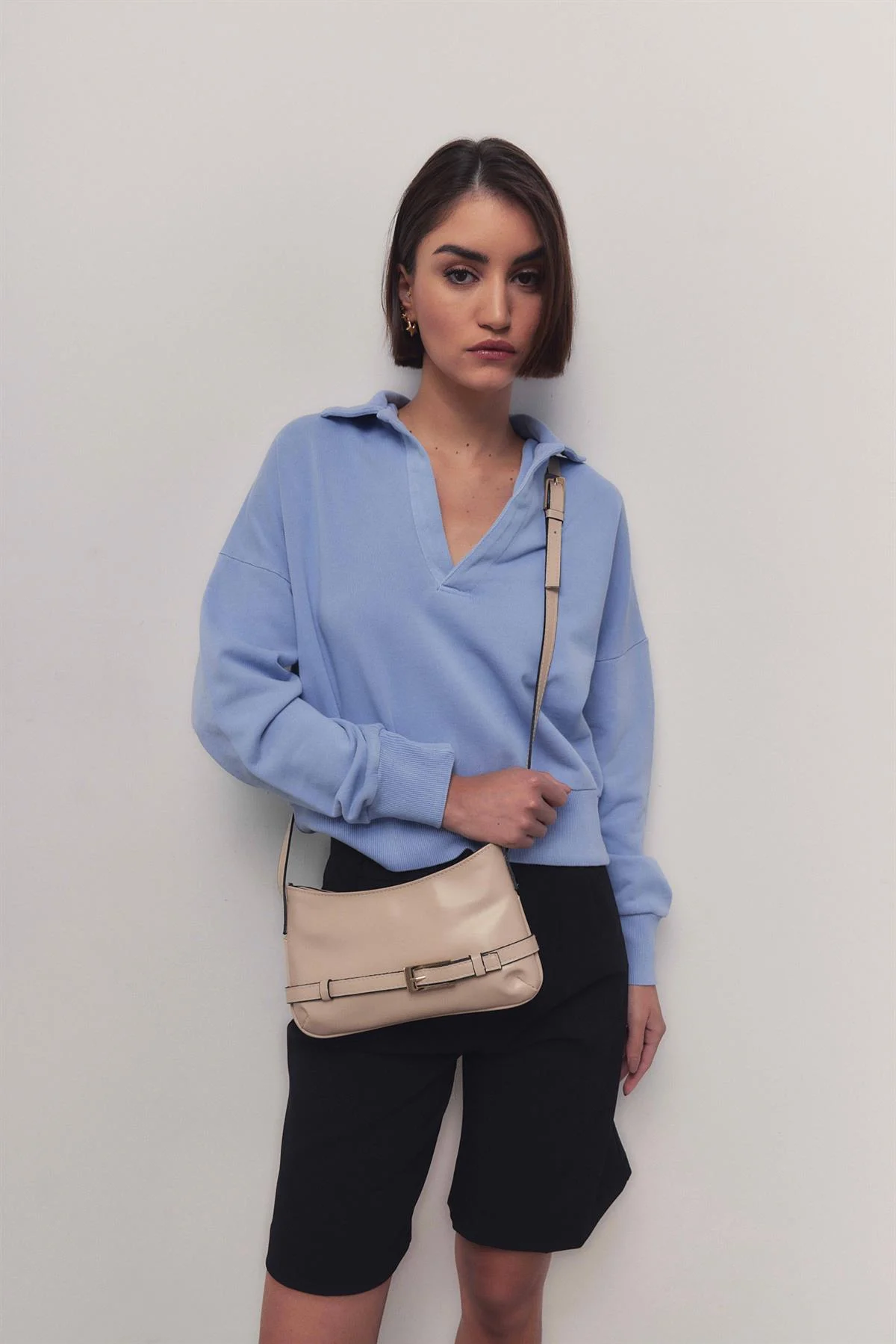 Elegant Beige Shoulder Bag