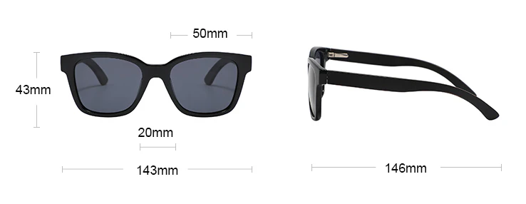 Stylish Wooden-Templed Sunglasses