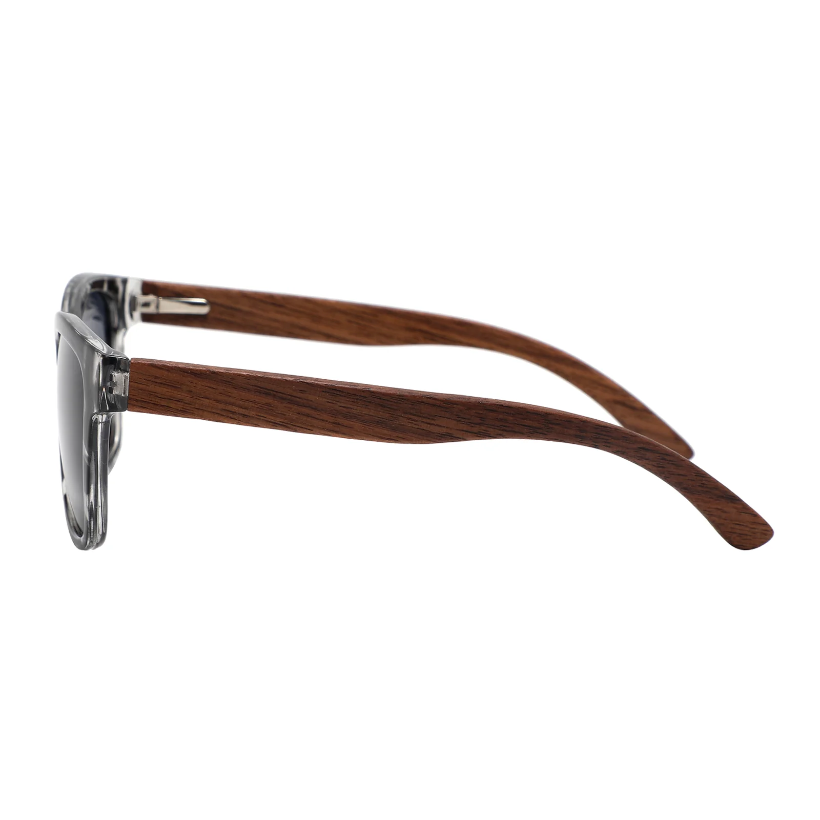 Stylish Wooden-Templed Sunglasses