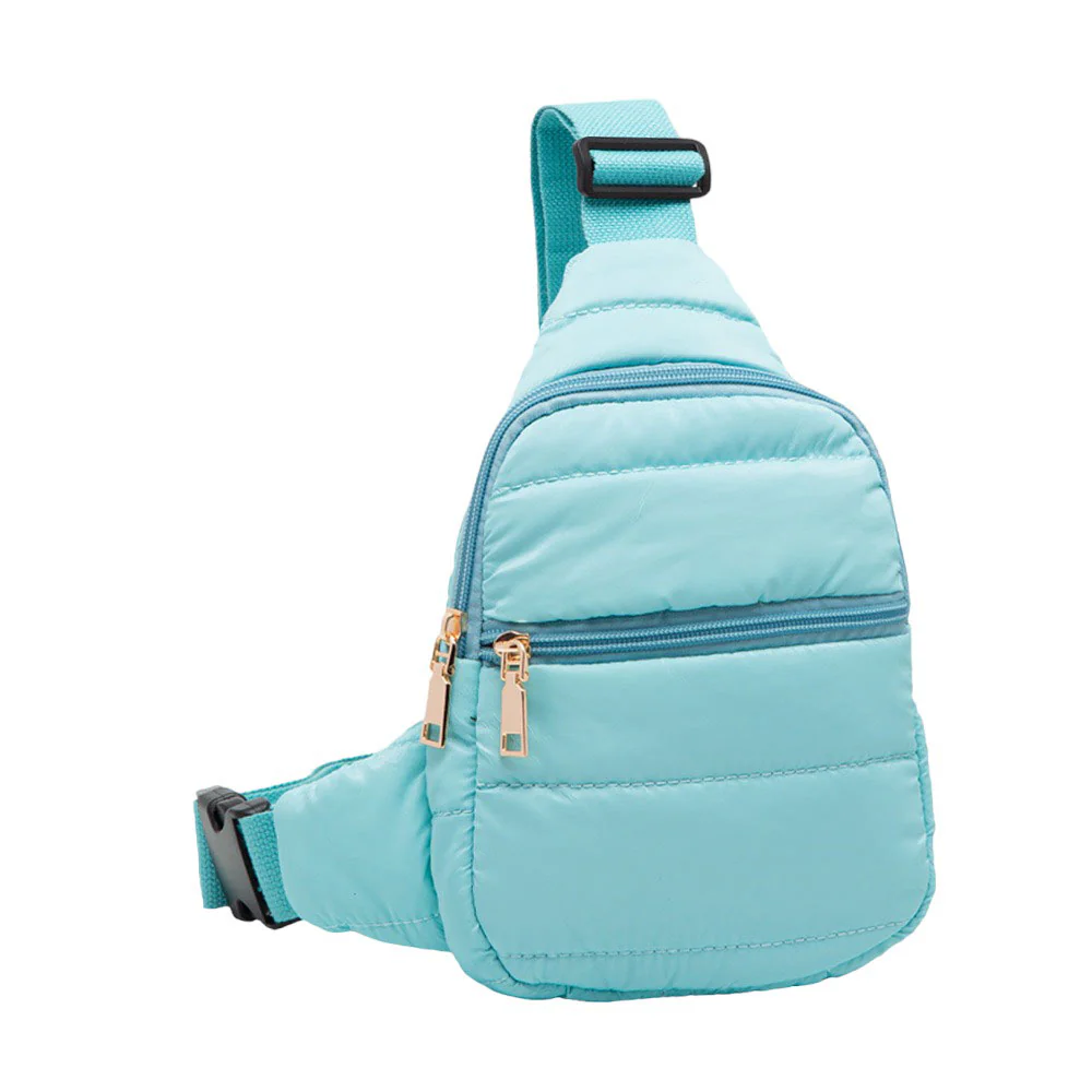 Stylish Gold-Tone Sling Bag